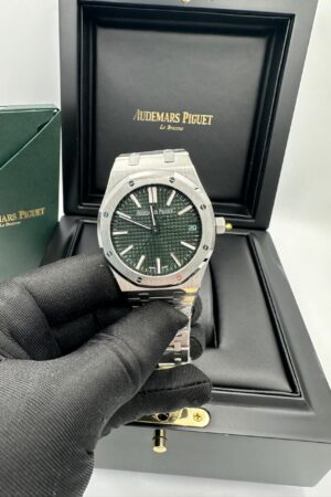 audemars piguet royal oak green dial watch super Clone