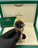 Rolex Day-Date 36mm Black Dial 18038 Super Clone