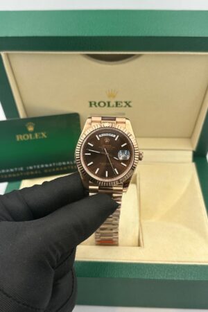 Rolex Day-Date 40 228235 18k Everose Chocolate Super Clone