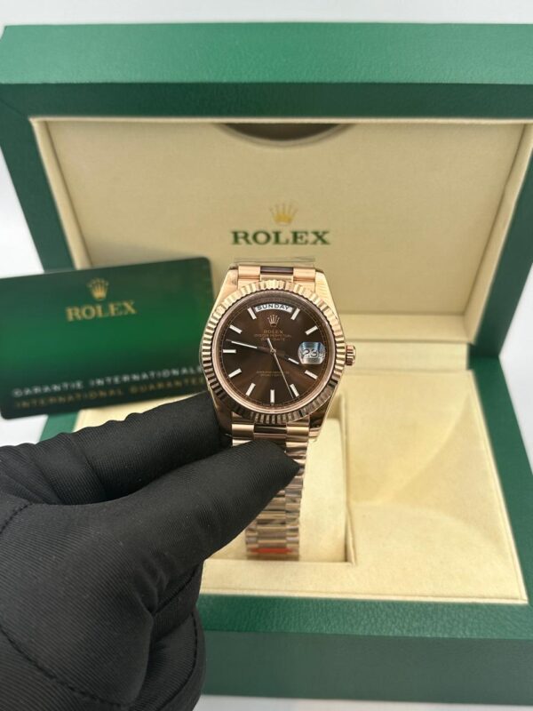 Rolex Day-Date 40 228235 18k Everose Chocolate Super Clone