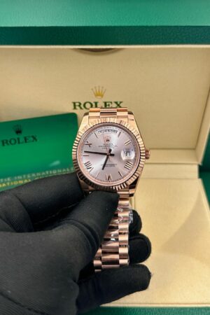 Rolex Day-Date Rose Gold Sundust Dial Super Clone