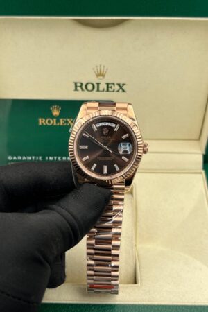 Rolex Day-Date Chocolate Baguette Dial Super Clone