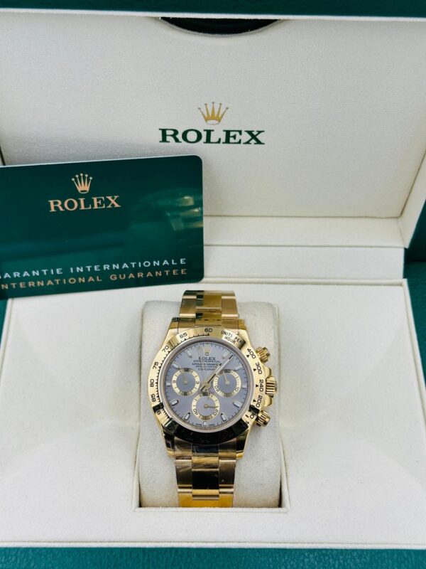 Rolex Daytona Grey Gold Super Clone