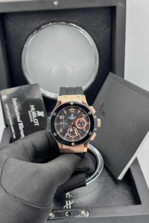 Hublot Big Bang Black Dial Rose Gold Super Clone