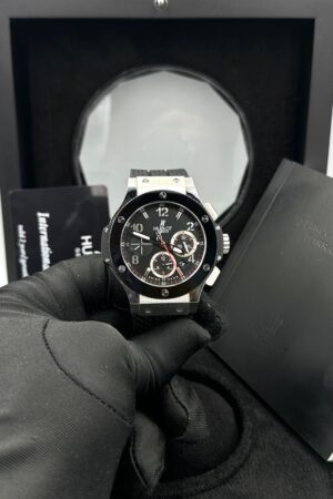 Hublot Big Bang Steel Chronograph Black Dial Super Clone