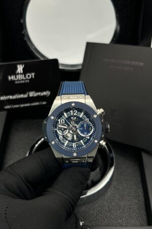 Hublot Big Bang Unico Titanium Blue Watch Super Clone