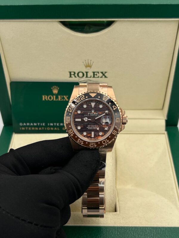 Rolex GMT Master II Rootbeer Rose Gold Super Clone