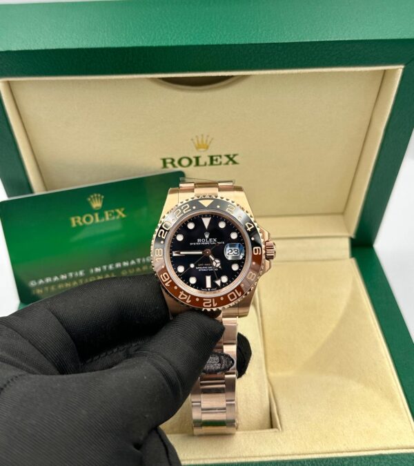 Rolex GMT-Master II Rootbeer Full Rose Gold Super Clone