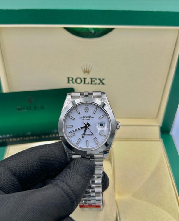 Rolex Datejust 41 Chocolate Baton Dial Super Clone