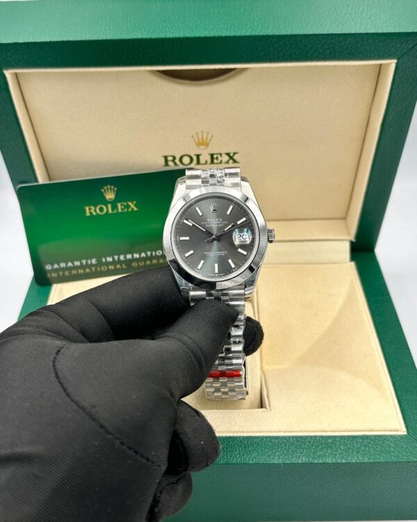 Rolex Datejust 41 Chocolate Baton Dial Super Clone - Image 8