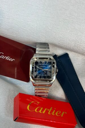 Cartier Santos WSSA0063 Blue Dial Super Clone