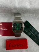 Cartier Santos de Cartier Green Dial WSSA0062 Super Clone