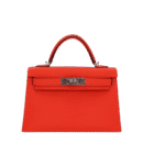 Hermès Kelly II Sellier Mini Go Orange Field Epsom Leather Palladium Hardware