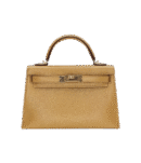Hermès Mini Kelly II Doré Metallic Chèvre Chamkilight Permabrass Hardware