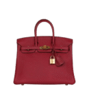 Hermès Birkin 25 Rubis Togo Gold Hardware