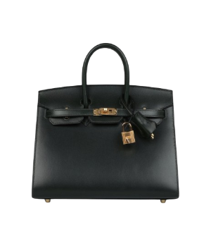 Hermès Birkin Sellier 25 Vert Fonce Box Gold Hardware