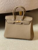 Hermès Birkin 25 handbag in Beige Marfa or Chai Togo leather