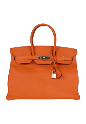 Hermès Birkin 35 Orange Epsom Palladium Hardware
