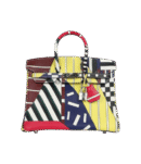 Birkin 25 Multicolor Swift Palladium Hardware