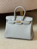 Hermès Birkin 25 bag in Gris Neve Togo Leather
