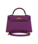 Hermès Kelly Sellier 20 Anemone Epsom Gold Hardware
