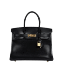 Hermès Birkin 30 Black Box Gold Hardware