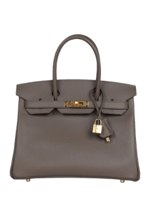 Hermès Birkin 30 Etain Epsom Gold Hardware