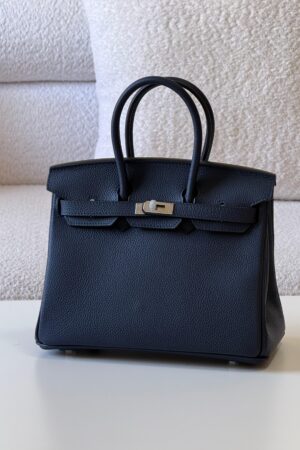 Hermès Birkin 25 bag in Bleu Nuit Togo leather