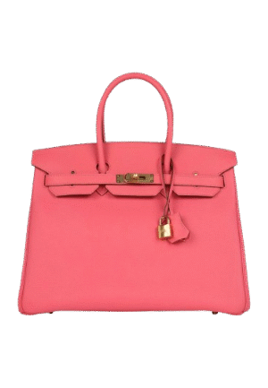 Hermès Birkin 35 Rose Lipstick Togo Gold Hardware