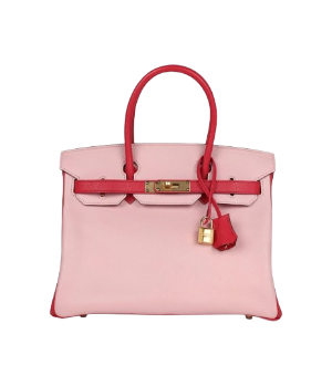 Hermès Birkin 30 Rose Sakura and Rose Extreme Chevre Gold Hardware