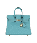 Hermès Birkin 25 Bleu Saint Cyr Swift Gold Hardware