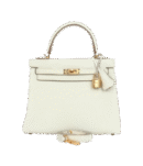 Hermes Kelly 25 Mushroom Togo Gold Hardware