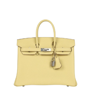 Hermès Birkin 25 Jaune Poussin Togo Palladium Hardware