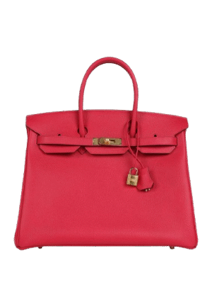 Hermès Birkin 35 Rose Extreme Epsom Gold Hardware