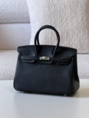 Hermès Birkin 25 bag in green Togo leather