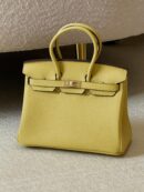 Hermès Birkin 25 bag in Jaune Poussin