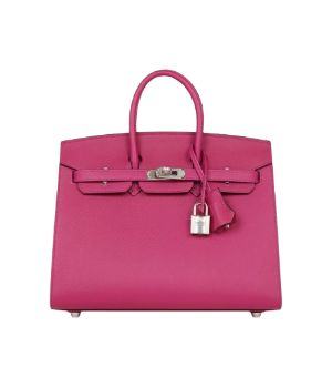 Hermès Birkin Sellier 25 Rose Pourpre Veau Madame Palladium Hardware