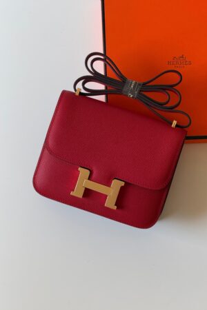 Hermès Constance 18 Bag in Red Epsom Leather