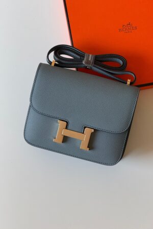 Hermès Constance 18 bag in Gris Meyer Epsom leather
