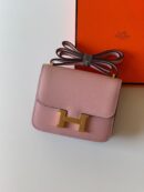 Hermès Constance Mini 18 bag in Mauve Sylvestre Epsom