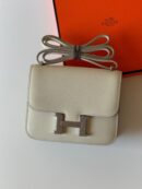 Hermès Constance bag in the Craie color Silver Hardware