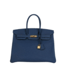 Hermès Birkin 35 Deep Bleu Togo Gold Hardware