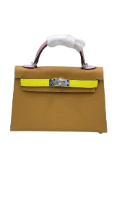 Hermès Epsom Mini Kelly Sellier 20 bag in Chai