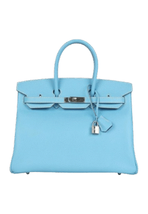 Hermès Birkin 35 Bleu Celeste Candy Epsom Palladium Hardware